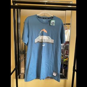 Puma Pink Dolphin T Shirt For Men